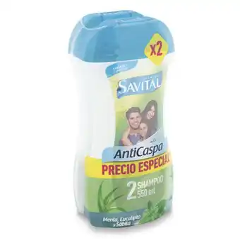 Makro Shampoo savital anticaspa 550mlx2u oferta