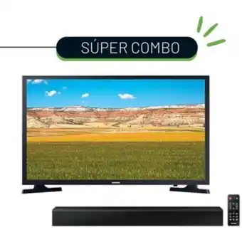 Linio Televisor samsung 32 pulgadas smart tv t4300 + barra de sonido t400 oferta