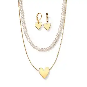 Ésika Estuche collar + aretes passion pearls oferta
