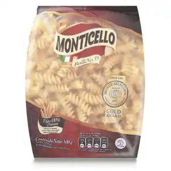Makro Pasta monticello fusilli 500g oferta