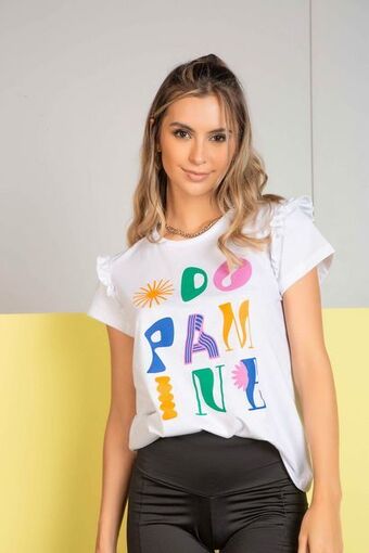 Pacífika Camiseta manga corta blanco oferta