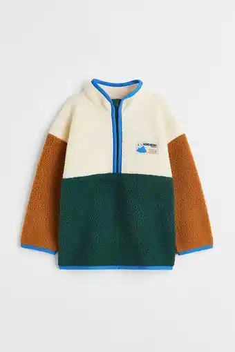 Chaqueta polar con cremallera en la parte superior