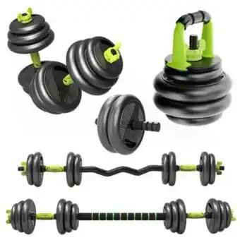 Linio Kit pesas mancuernas home sale 80lb 40kg pesas rusas multifuncional oferta