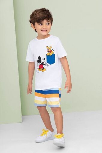 Pacífika Conjunto x 2 camiseta - bermuda multicolor oferta