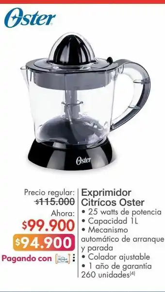 Metro Exprimidor oster oferta