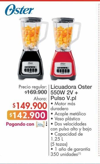 Metro Licuadora oster oferta