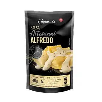 Jumbo Salsa cuisine & co artesanal alfredo x450g oferta