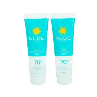 Oferta bloqueador solar nude sport spf70+ x 2und