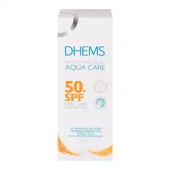 Cruz verde Protector solar aqua care dhems spf50+ frasco x 50ml oferta