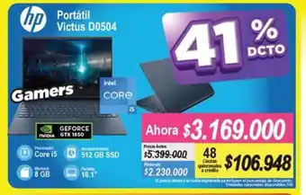Alkomprar HP Portátil Victus D0504 oferta