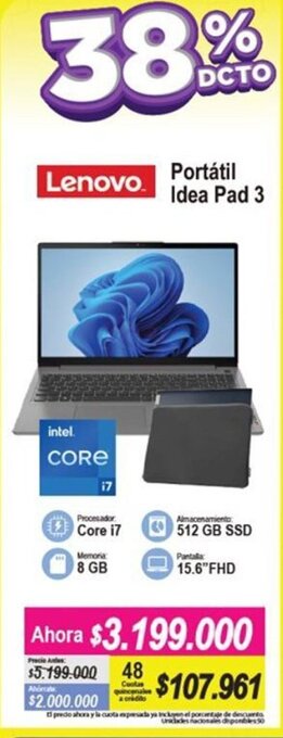 Alkomprar Lenovo Portátil Idea Pad 3 oferta
