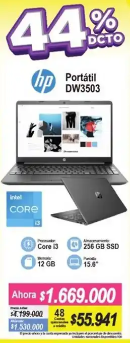 Alkomprar HP Portátil DW3503 oferta
