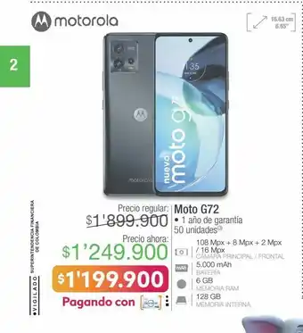 Jumbo Moto g72 oferta