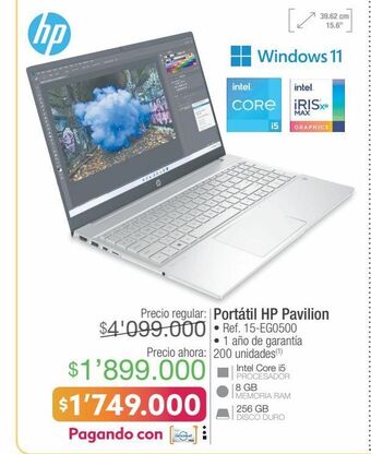 Jumbo Portátil hp pavilion oferta