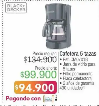 Jumbo Cafetera 5 tazas oferta