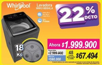 Alkomprar Whirlpool Lavadora oferta