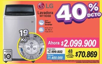 Alkomprar LG Lavadora 19kg oferta
