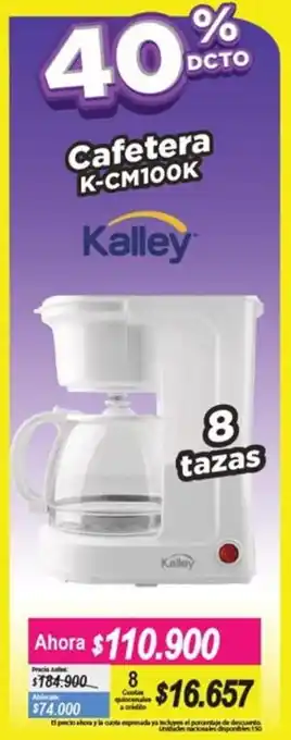 Alkomprar Kalley Cafetera K-CM100K oferta
