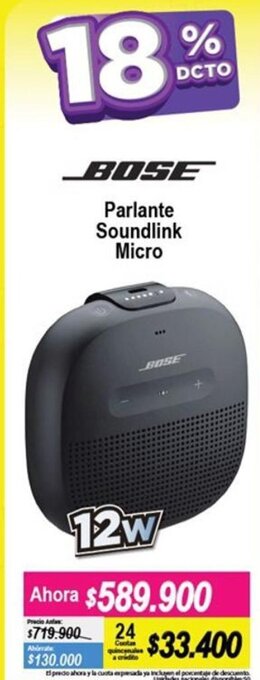 Alkomprar Bose Parlante Soundlink Micro 12W oferta
