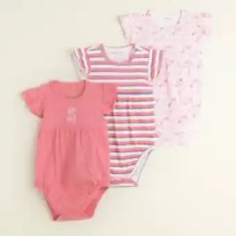 Falabella Bodies bebé niña pack x 3 algodón yamp oferta