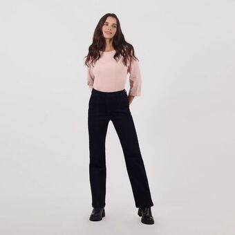 Fuera de Serie Jean tiro alto bota flare oferta