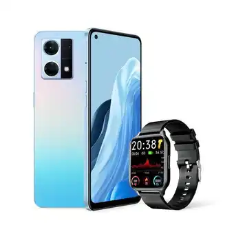 Ktronix Celular oppo reno 7 azul + smartwatch oferta