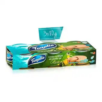 Merqueo Atún lomitos en aceite de oliva tunalia oferta