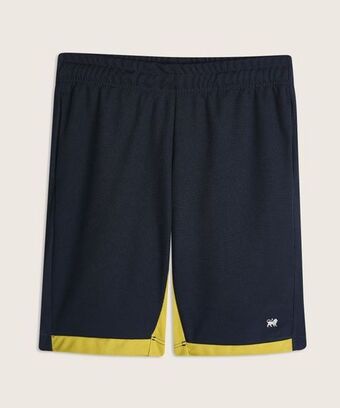 Pat Primo Bermuda deportiva niño en punto con corte en contraste oferta