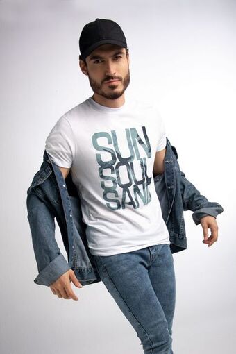 Pacífika Camiseta manga corta blanco oferta