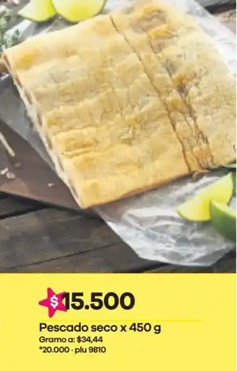 Éxito Pescado Seco 450g oferta