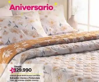 Éxito Finlandek Edredón Vania oferta