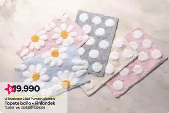 Éxito Tapete Baño Finlandek oferta
