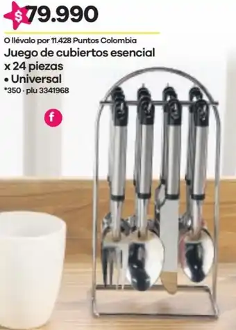 Éxito Juego de Cubiertos Esencial 24 Piezas Universal oferta