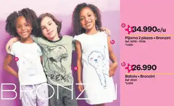 Éxito Pijama 2 Pieza Bronzini oferta