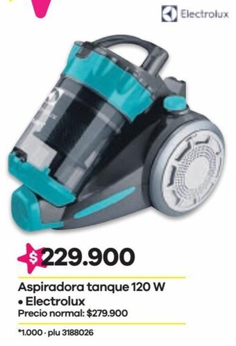 Éxito Electrolux Aspiradora Tanque 120W oferta