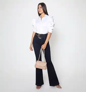 Studio F Blusa manga 3/4 cartera escondida oferta