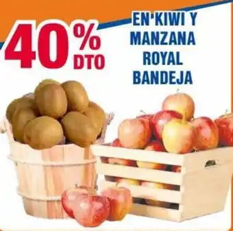 Alkosto En Kiwi y Manzana Royal Bandeja oferta