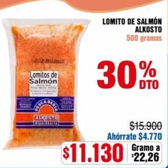 Lomito de Salmón Alkosto 500g