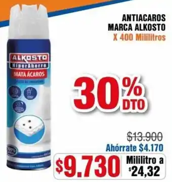 Alkosto Antiacaros Marca Alkosto 400ml oferta