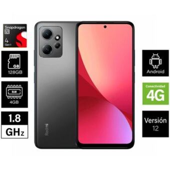 Linio Celular xiaomi redmi note 12 ram 4gb/128gb onyx oferta