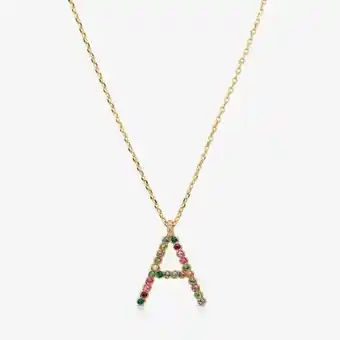Yanbal Collar inicial multicolor "a" oferta