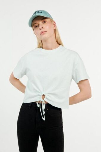 Koaj Camiseta manga corta con detalle de anudado en el frente. oferta