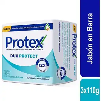 Droguerías Colsubsidio Jabon barra protex duo protect 3x110 gr oferta
