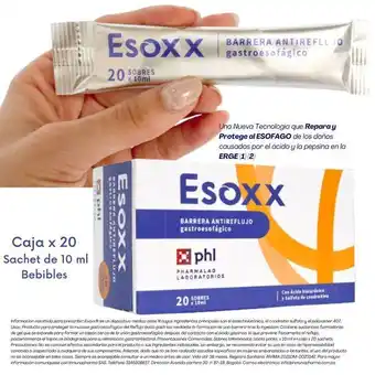 Droguerías Colsubsidio Esoxx barrera antireflujo oferta