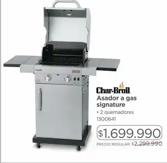 Easy Asador a gas char-broil oferta