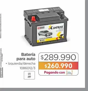 Easy Batería de carro oferta