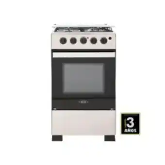 Electrojaponesa Estufa haceb 4 puestos gas propano inox romero torre platina - estufaromero50vpgpinox oferta
