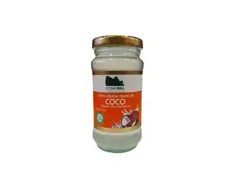 Aceite de coco vegetal crudo comestible 240 ml cosmybell