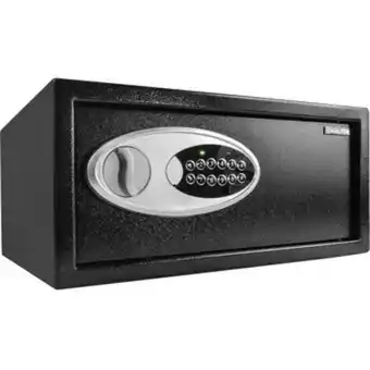 Linio Caja fuerte halten digital rectangular acero 22,5 lts negra (20x35x43) oferta