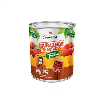 Jumbo Duraznos cuisine&co mitades almíbar x820g oferta